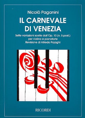 Paganini Il carnevale di Venezia op.10 : 7 variazioni