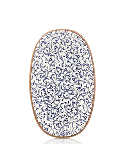 Блюдо овальное 34*20 см Edera Bone