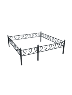 Оградка на могилу абстракция