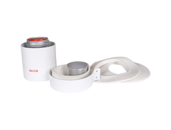 Начальный участок POMMER вертикальный коакс. 60/100 хомут в комплекте + втулка D60 L-50 (Арт. RCA-60