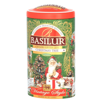 Чай Basilur ВИНТАЖ Рождественская ель, CHRISTMAS TREE 100г х 6 х 36