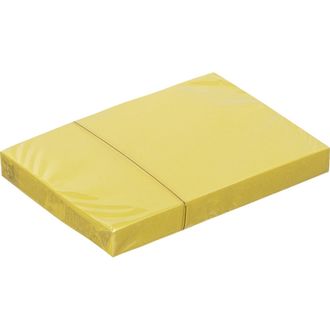 Блок-кубик Гознак с клеевым краем, 50х75, желтый (100 л)