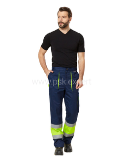 Костюм ИЛИОН СИГНАЛ с брюками, желтый/темно-синий