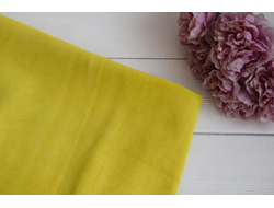 Натуральная замша желтая