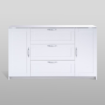 Сириус Тумба 2 двери и 3 ящика 1560х946х412 белый