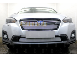 Защита радиатора Subaru XV 2017- chrome низ