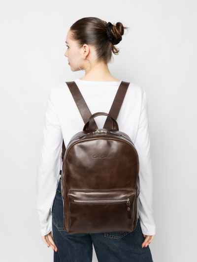 Женский кожаный рюкзак Albiate brown (арт. 3103-02)