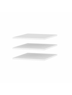 Комплект полок ПЛ-20 для шкафа Симпл ШК-13 лдсп белый