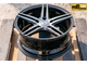 Комплект дисков R16 7,0J ET+35 5*114,3 Vossen VPS-302 Черный глянец с полированными лучами (G424)