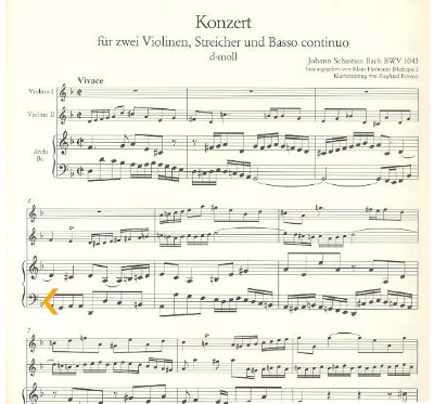 Bach, J.S. Violin Concerto d-moll BWV1043