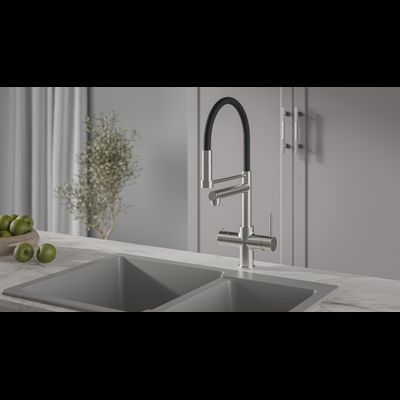 Система мгновенного кипячения воды 4в1 AQUAHOT ROME BN (нержавеющая сталь)