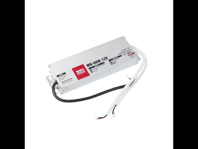 Герметичный блок питания 60W 12V IP67 Extra Slim (12V/5A/60W) (4LED/IP67 металл/1 год)