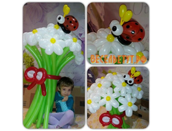 букет "божья коровка"