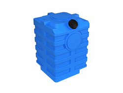 Емкость для воды и топлива на 600 литров универсальная синий цвет