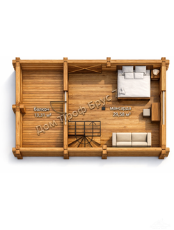 «Ласточка»  8,5 х 6 м — 89 м2