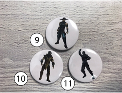 Значки Мортал Комбат, Mortal Kombat №3