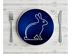 Тарелка год Кролика №2