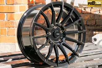 Комплект дисков R17 8,0J ET+35 5*114,3 Shogun S15 Черный (S293)