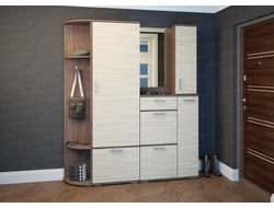 Композиция ЛДСП Прихожей НИКА Ясень Шимо