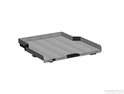 Платформа грузовая выкатная JAC T9 (2020-) не крашеная, БЕЗ ВКЛАДЫША, АВС-Дизайн