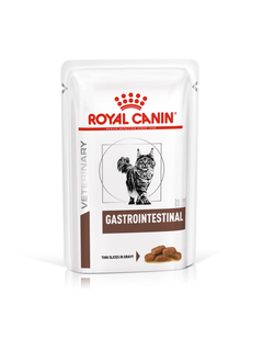 Royal Canin (Роял Канин)  Gastrointestinal Влажный корм (пауч) для взрослых кошек при расстройствах пищеварения, кусочки в соусе, 85 г