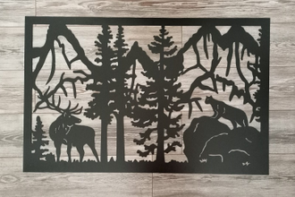 панель из металла