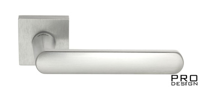 Дверная ручка на квадратном основании Fratelli Cattini "NEVADA" 8-CS матовый хром