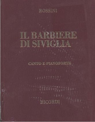 Rossini. Il barbiere di Siviglia Klavierauszug (it/en) gebunden