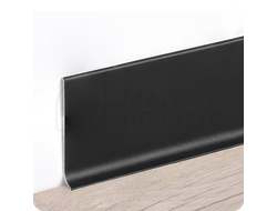 Плинтус алюминиевый ПЛ 80, высота 80мм. длина 3м. цвет черный