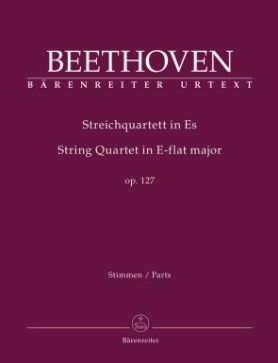 Beethoven, Ludwig van Streichquartett Es-Dur op.127  Stimmen