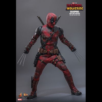 Дэдпул в бою  ("Дэдпул и Росомаха") - Коллекционная фигурка 1/6 Deadpool (Battling Version) (MMS782) - Hot Toys
