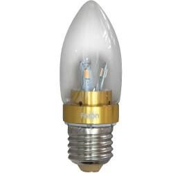 ЛАМПА СВЕТОДИОДНАЯ 6LED 3.5Watt 230V E27 ЗОЛОТО