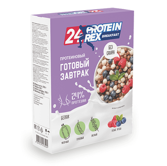 (Protein Rex) Готовый завтрак Breakfast 27% - (250 гр) - (лесные ягоды)