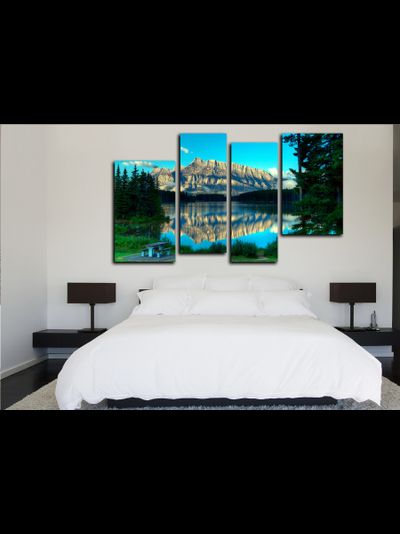 Модульная картина "Горы вдали"