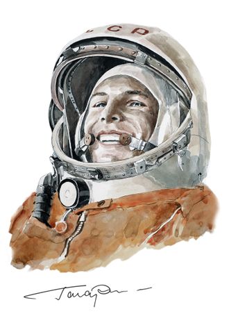 А. Бычков. Ю. Гагарин #9