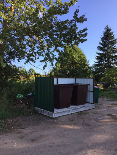 Контейнерная площадка арт. КП 01