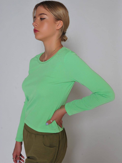 Джемпер: 174-0723 зеленый РУБЧИК