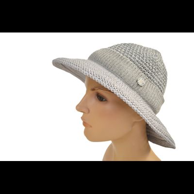 Шляпа Vizio SS 1500 FF серая летняя Италия