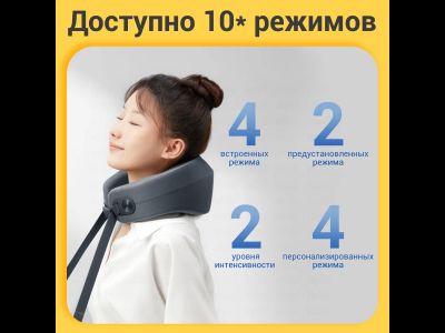 Массажер для шеи Xiaomi Mijia Cervical Massager MJNKAM01SKS Grey CN