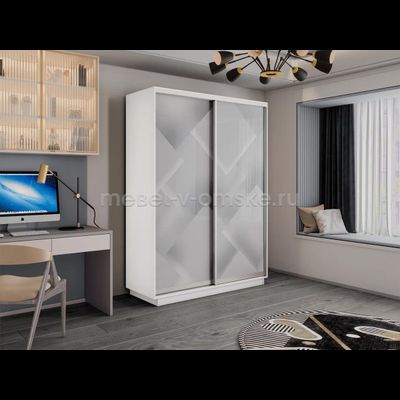 Шкаф-купе Дуо-Фото (Квадраты) 1200*450*2200