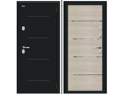 Thermo Лайн Букле черное/Cappuccino Veralinga