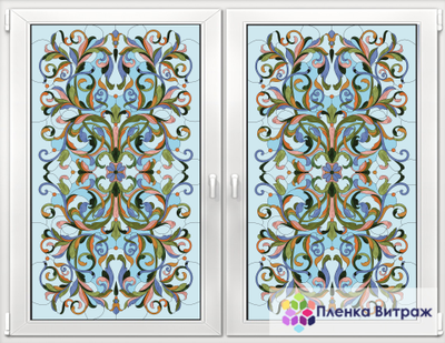 ВИТРАЖНАЯ ПЛЕНКА FL-36
