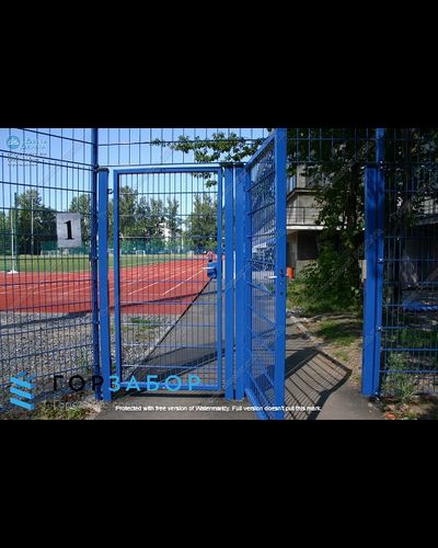 Калитка 3D из сварных прутьев цинк+полимер Profi