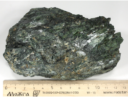 Актинолит, Россия, Северный Кавказ, КЧР, река Большой Блыб (125*77*58 мм, 915 г) №29636