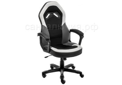 Кресло Ultra черное / белое