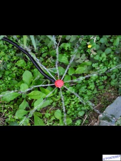 Капельница регулируемая 0-70 л/ч на стойке 15см (100шт)