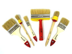 Набор кистей 6пр. (плоские: 25,50,75 мм; круглые: 20,35мм, мини 30*120)