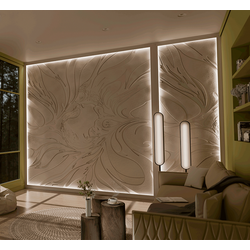 Панно гипсовое FRACTALITY артикул SPN17