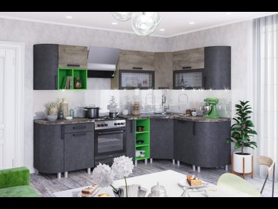 Кухня &quot;Крафт&quot; (Domani) эдгрейн