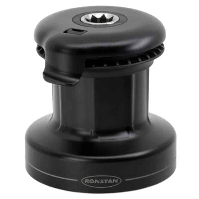 Лебедка односкоростная Ronstan Orbit 20ST RA6201 Ø120x124мм 550кг черная для тросов Ø6-10мм